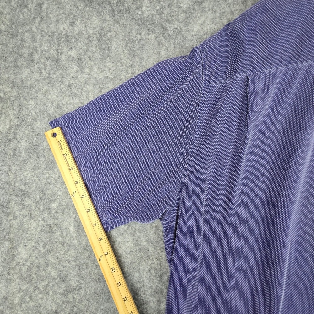 Tommy Bahama Camp Shirt Mens XXL Blue 100% Silk Original Fit Floral Jacquard - Picture 5 of 9